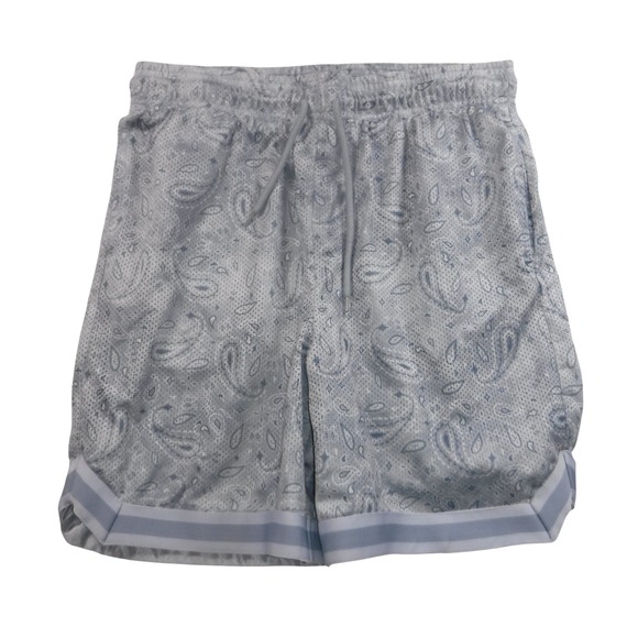 Brooklyn Cloth Other - Brooklyn Cloth Mens Mesh Shorts Blue Paisley Print Drawstring‎ Athletic Size M